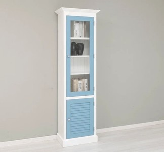 Casa Padrino Vitrine im Landhausstil, 63 x 39 x 210 cm