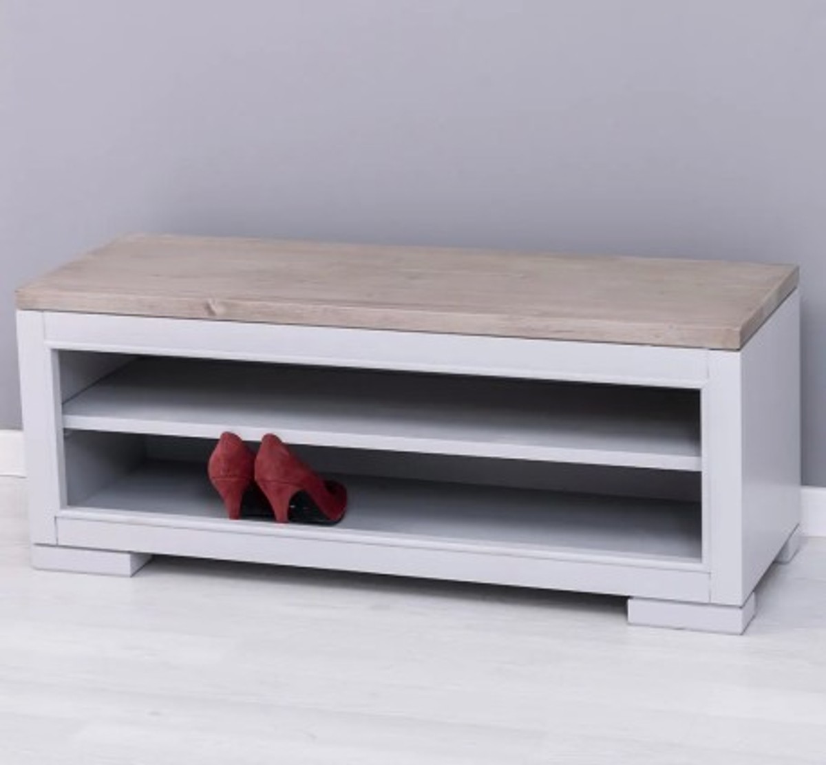 Casa Padrino Zapatero estilo rústico, 100 x 35 x 40 cm Casa Padrino Zapatero estilo rústico, 100 x 35 x 40 cm
