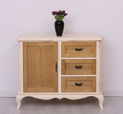 Casa Padrino Chest of Drawers Country Style with 1 door and 3 drawers, 110 x 48 x 89 cm Casa Padrino Chest of Drawers Country Style with 1 door and 3 drawers, 110 x 48 x 89 cm
