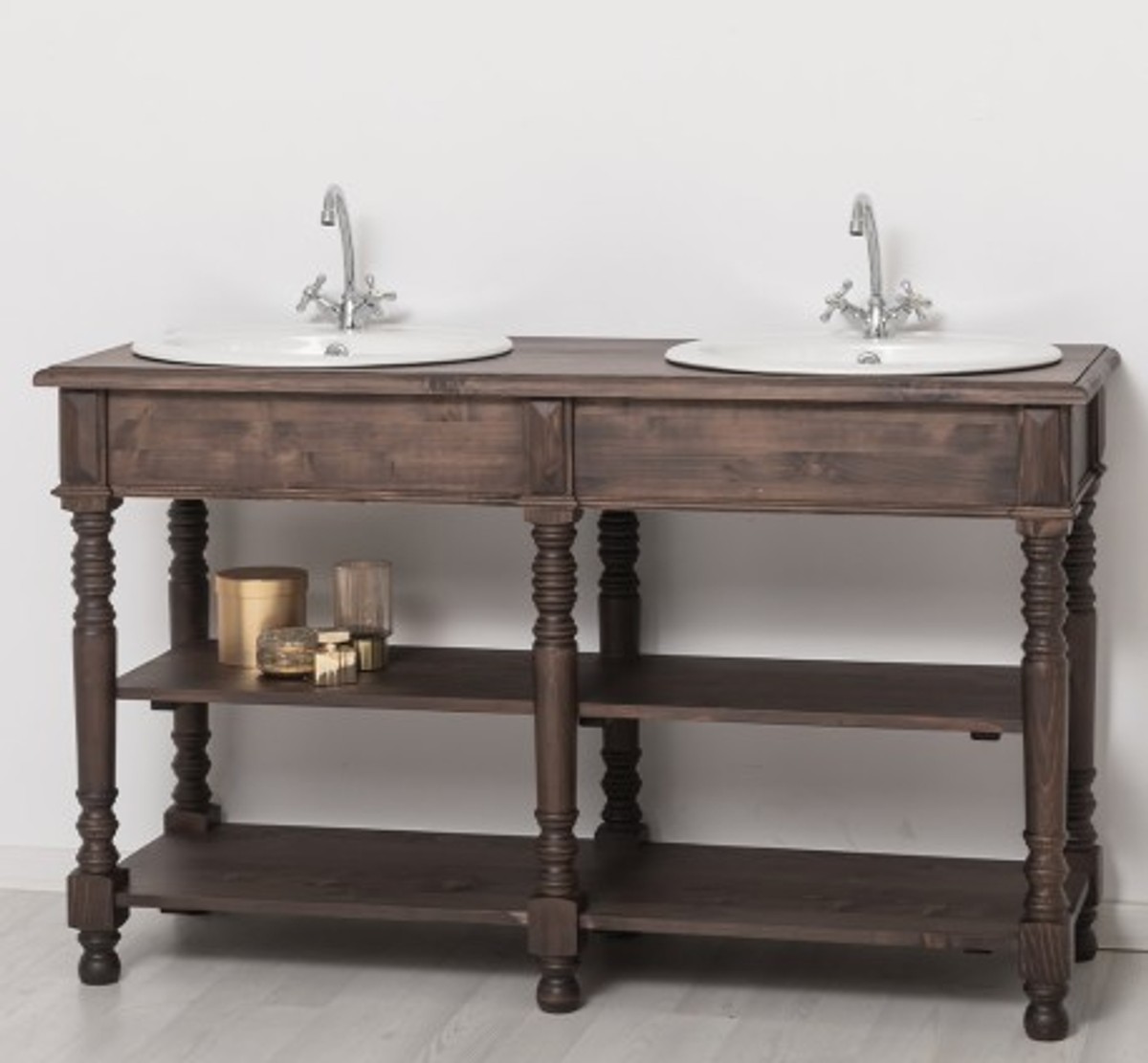 Casa Padrino Meuble-lavabo style campagne, 150 x 54 x 90 cm Casa Padrino Meuble-lavabo style campagne, 150 x 54 x 90 cm