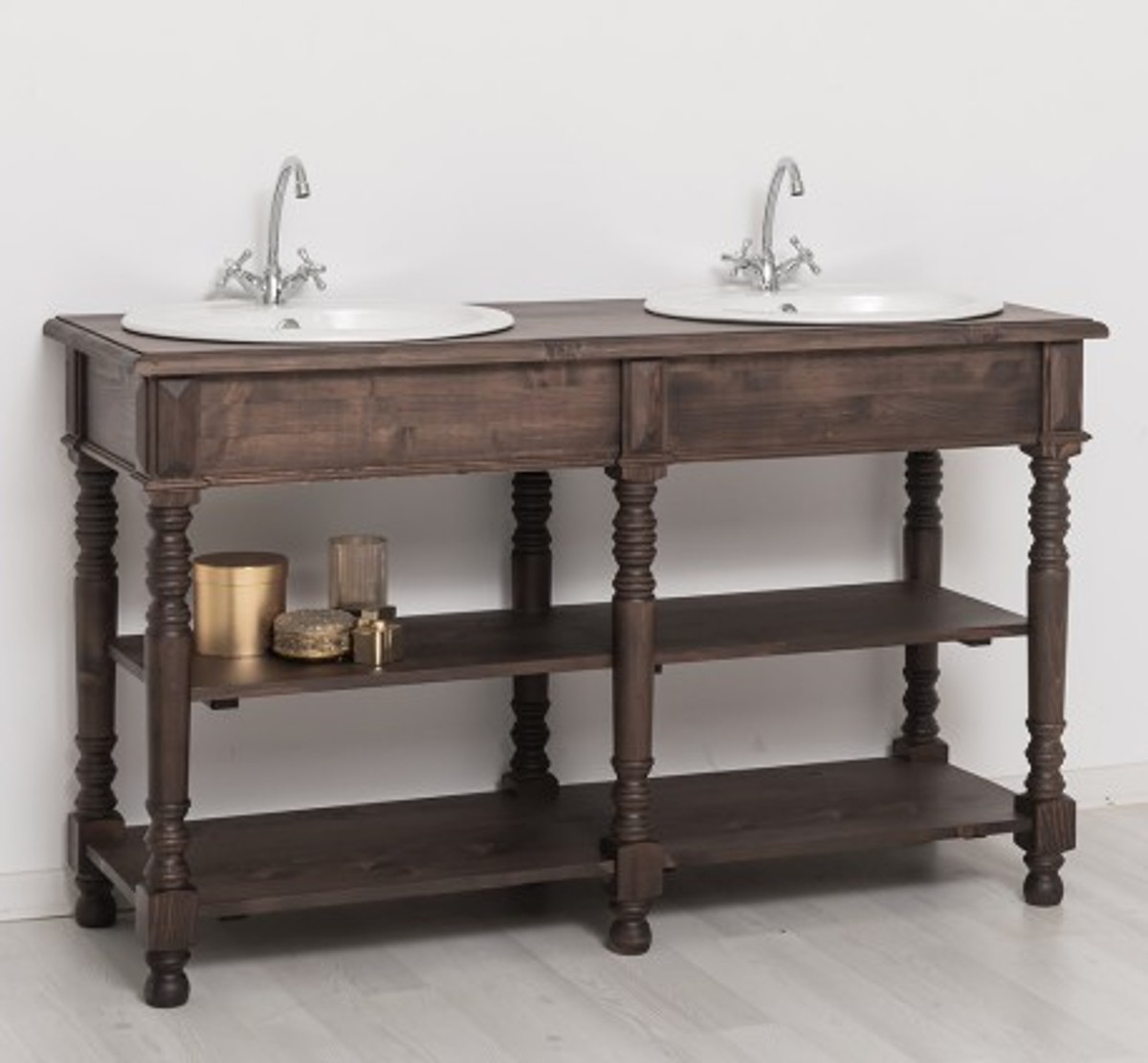 Casa Padrino Meuble-lavabo style campagne, 150 x 54 x 90 cm Casa Padrino Meuble-lavabo style campagne, 150 x 54 x 90 cm