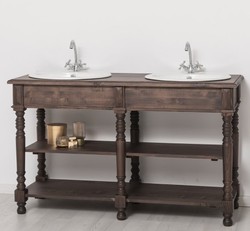 Casa Padrino Meuble-lavabo style campagne, 150 x 54 x 90 cm Casa Padrino Meuble-lavabo style campagne, 150 x 54 x 90 cm