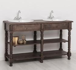 Casa Padrino Meuble-lavabo style campagne, 150 x 54 x 90 cm Casa Padrino Meuble-lavabo style campagne, 150 x 54 x 90 cm