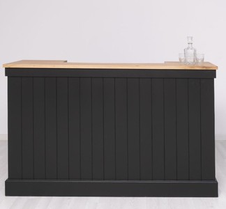 Casa Padrino Comptoir style campagne avec plateau en chêne, 180 x 51 x 107 cm