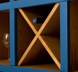 Casa Padrino Bancone stile country, 120 x 41 x 210 cm Casa Padrino Bancone stile country, 120 x 41 x 210 cm