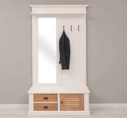 Casa Padrino Garderobe im Landhausstil, 121 x 41 x 210 cm Casa Padrino Garderobe im Landhausstil, 121 x 41 x 210 cm