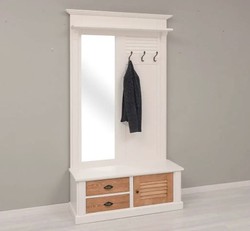 Casa Padrino Garderobe im Landhausstil, 121 x 41 x 210 cm Casa Padrino Garderobe im Landhausstil, 121 x 41 x 210 cm