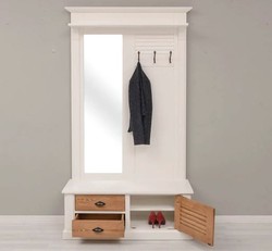 Casa Padrino Garderobe im Landhausstil, 121 x 41 x 210 cm Casa Padrino Garderobe im Landhausstil, 121 x 41 x 210 cm