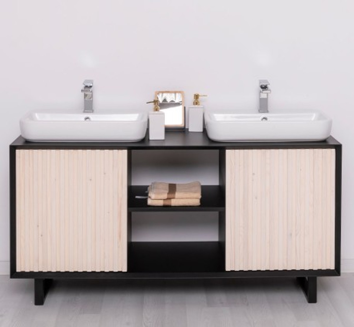 Casa Padrino Mobile lavabo stile country con 2 ante, 150 x 50 x 76 cm Casa Padrino Mobile lavabo stile country con 2 ante, 150 x 50 x 76 cm