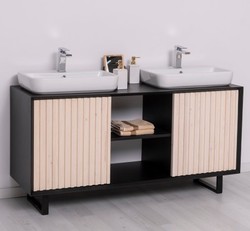 Casa Padrino Mobile lavabo stile country con 2 ante, 150 x 50 x 76 cm Casa Padrino Mobile lavabo stile country con 2 ante, 150 x 50 x 76 cm