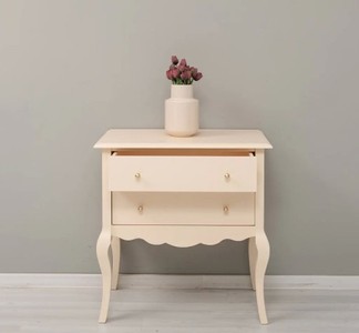 Casa Padrino Konsole im Landhausstil mit 2 Schubladen, 80 x 48 x 82 cm