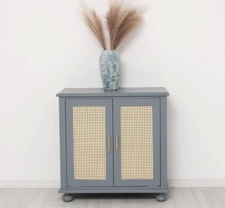 Casa Padrino Armadio stile country castagno con 2 ante, 90 x 47 x 90 cm Casa Padrino Armadio stile country castagno con 2 ante, 90 x 47 x 90 cm