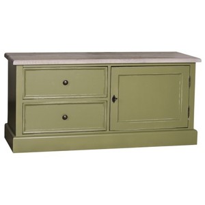 Casa Padrino Mobile TV stile country con 1 anta e 2 cassetti, 120 x 40 x 57 cm Casa Padrino Mobile TV stile country con 1 anta e 2 cassetti, 120 x 40 x 57 cm