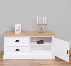 Casa Padrino Mueble de TV estilo rústico con 1 puerta y 2 cajones, 120 x 40 x 57 cm Casa Padrino Mueble de TV estilo rústico con 1 puerta y 2 cajones, 120 x 40 x 57 cm