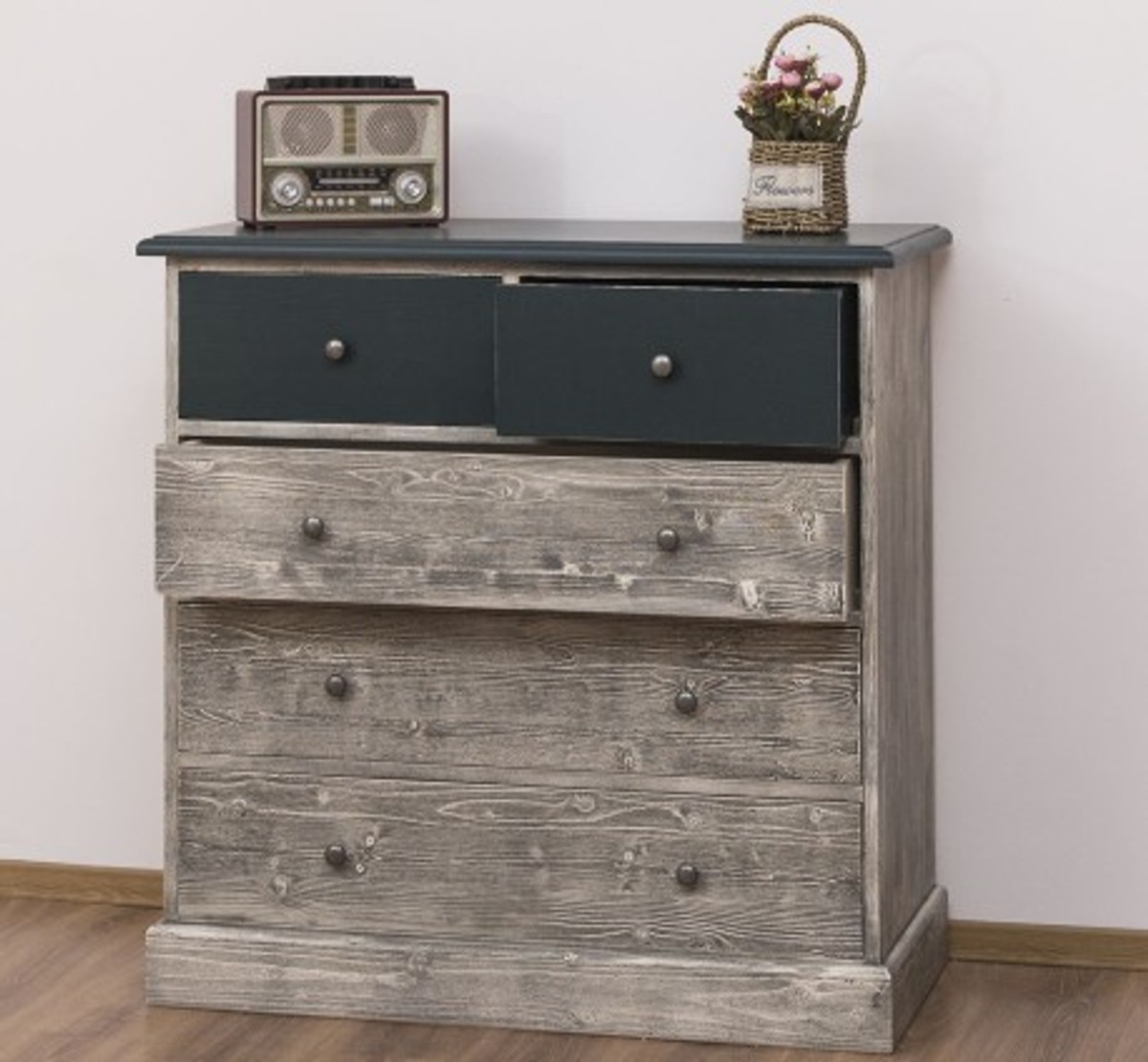 Casa Padrino Kommode im Landhausstil, 100 x 50 x 100 cm