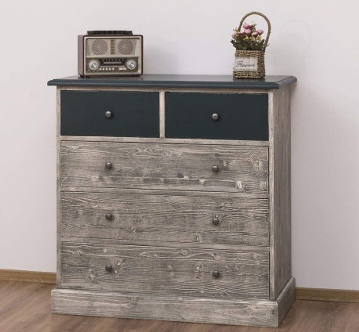 Casa Padrino Kommode im Landhausstil, 100 x 50 x 100 cm