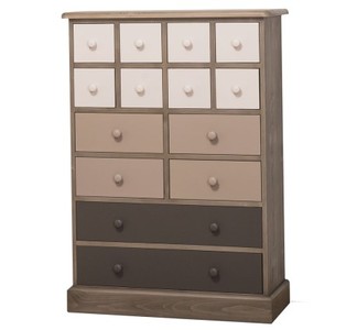 Casa Padrino Cassettiera stile country con 14 cassetti, 87 x 36 x 122 cm Casa Padrino Cassettiera stile country con 14 cassetti, 87 x 36 x 122 cm