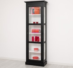Casa Padrino Display Cabinet Country Style with 1 glass door, 75 x 40 x 220 cm Casa Padrino Display Cabinet Country Style with 1 glass door, 75 x 40 x 220 cm