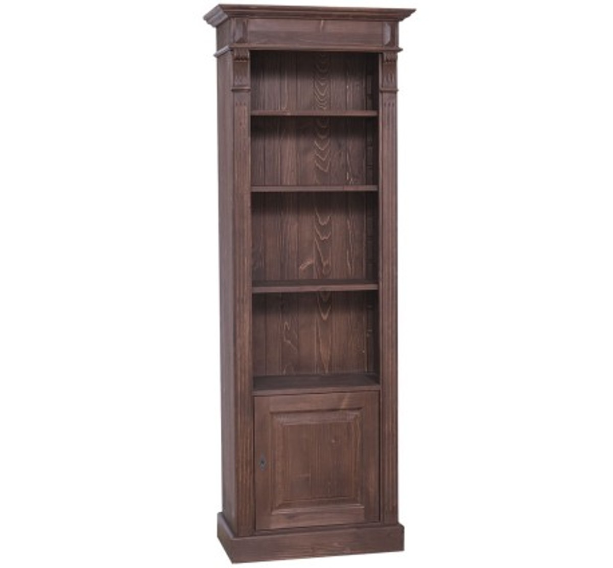 Casa Padrino Librería estilo rústico con 1 puerta, 71 x 39 x 197 cm Casa Padrino Librería estilo rústico con 1 puerta, 71 x 39 x 197 cm