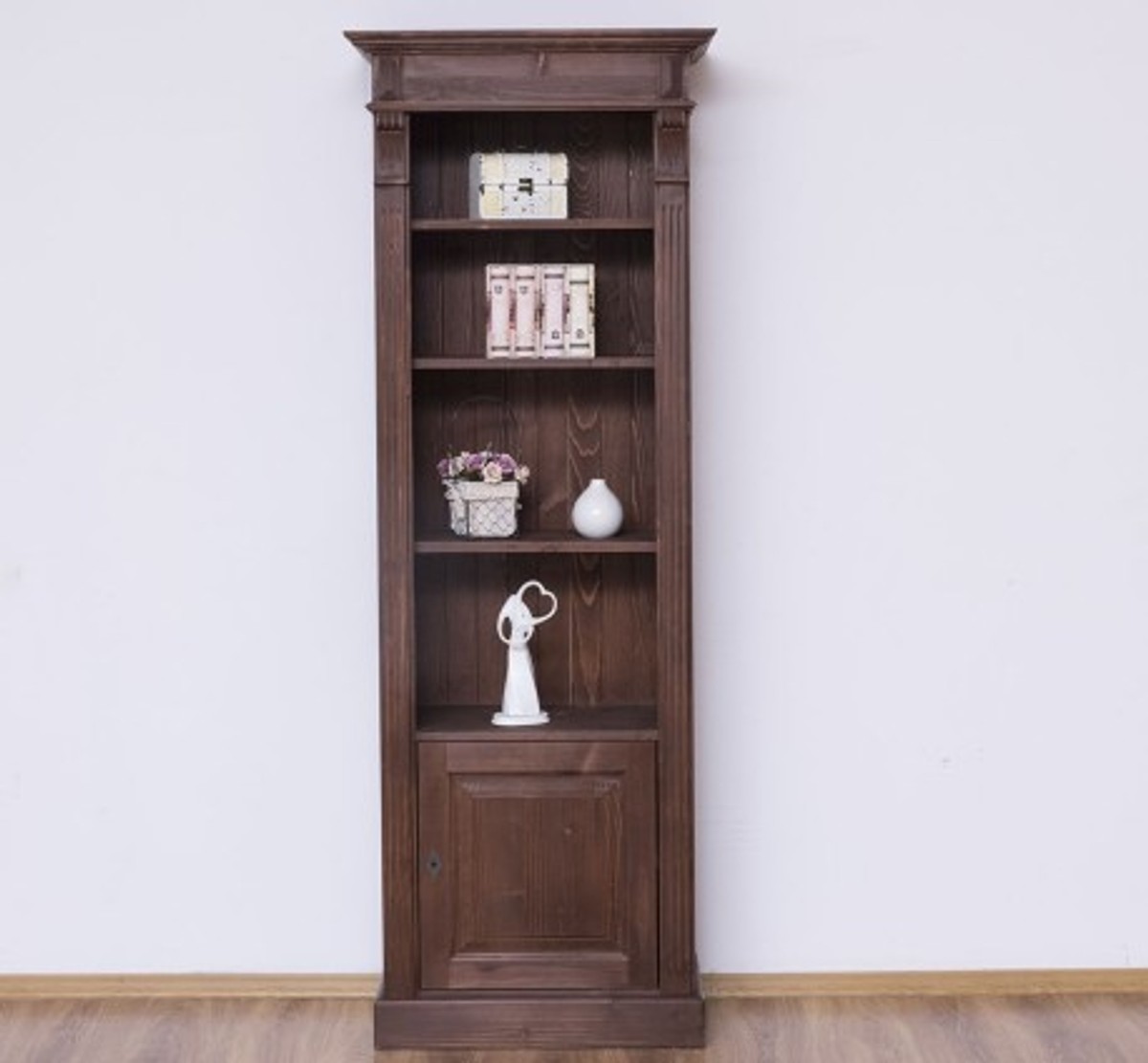 Casa Padrino Librería estilo rústico con 1 puerta, 71 x 39 x 197 cm Casa Padrino Librería estilo rústico con 1 puerta, 71 x 39 x 197 cm
