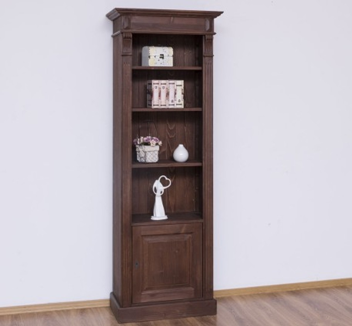 Casa Padrino Librería estilo rústico con 1 puerta, 71 x 39 x 197 cm Casa Padrino Librería estilo rústico con 1 puerta, 71 x 39 x 197 cm