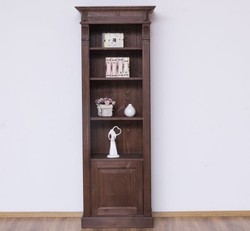 Casa Padrino Librería estilo rústico con 1 puerta, 71 x 39 x 197 cm Casa Padrino Librería estilo rústico con 1 puerta, 71 x 39 x 197 cm