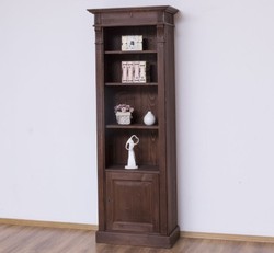 Casa Padrino Librería estilo rústico con 1 puerta, 71 x 39 x 197 cm Casa Padrino Librería estilo rústico con 1 puerta, 71 x 39 x 197 cm