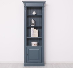 Casa Padrino Librería estilo rústico con 1 puerta, 71 x 39 x 197 cm Casa Padrino Librería estilo rústico con 1 puerta, 71 x 39 x 197 cm