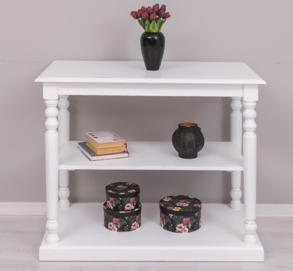 Casa Padrino Konsole im Landhausstil mit 1 Ablage, 110 x 60 x 89 cm