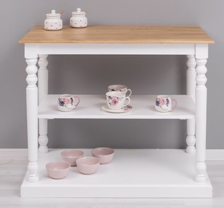Casa Padrino Table à manger style campagne avec plateau en chêne, 110 x 60 x 89 cm Casa Padrino Table à manger style campagne avec plateau en chêne, 110 x 60 x 89 cm