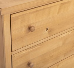 Casa Padrino Kommode im Landhausstil mit 3 Schubladen, 110 x 50 x 90 cm