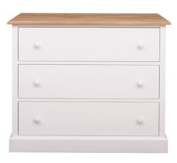 Casa Padrino Commode style campagne avec 3 tiroirs et plateau en chêne, 110 x 50 x 90 cm Casa Padrino Commode style campagne avec 3 tiroirs et plateau en chêne, 110 x 50 x 90 cm