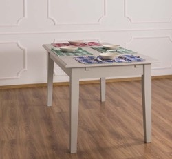 Casa Padrino Table à manger style campagne, 210 x 90 x 78 cm