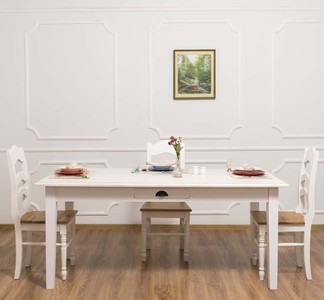 Casa Padrino Table à manger style campagne avec plateau en chêne, 180 x 90 x 78 cm Casa Padrino Table à manger style campagne avec plateau en chêne, 180 x 90 x 78 cm