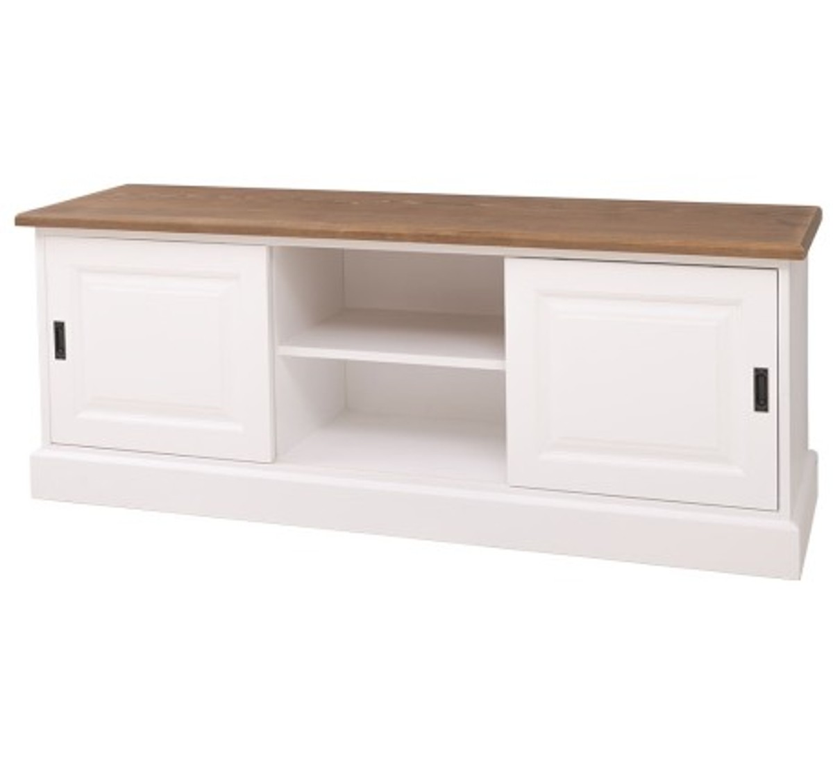 Casa Padrino Mueble de TV estilo rústico con 2 puertas correderas, 160 x 46 x 60 cm Casa Padrino Mueble de TV estilo rústico con 2 puertas correderas, 160 x 46 x 60 cm