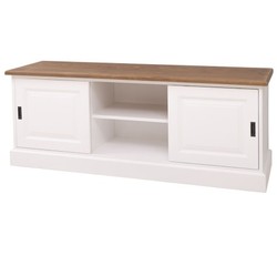 Casa Padrino Mueble de TV estilo rústico con 2 puertas correderas, 160 x 46 x 60 cm Casa Padrino Mueble de TV estilo rústico con 2 puertas correderas, 160 x 46 x 60 cm