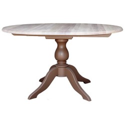Casa Padrino Tavolo da pranzo stile country con piano in rovere, 120 x 120 x 78 cm Casa Padrino Tavolo da pranzo stile country con piano in rovere, 120 x 120 x 78 cm