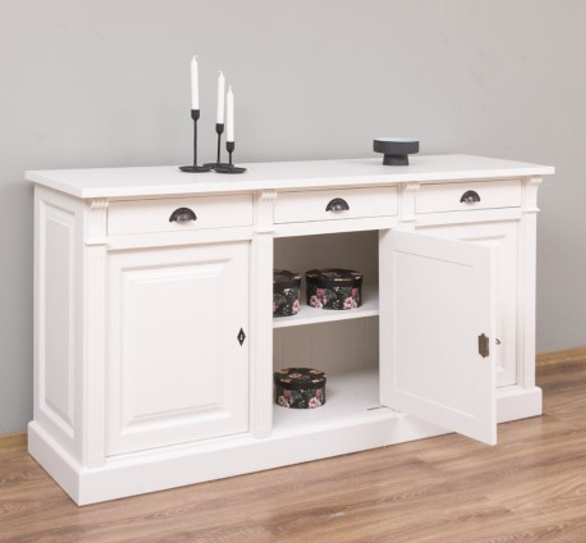 Casa Padrino Credenza stile country con 3 ante e 3 cassetti, 179 x 51 x 90 cm Casa Padrino Credenza stile country con 3 ante e 3 cassetti, 179 x 51 x 90 cm