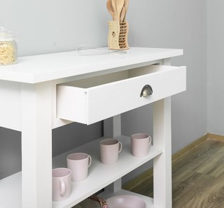 Casa Padrino Konsole im Landhausstil mit 1 Schublade, 100 x 45 x 89 cm