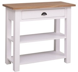 Casa Padrino Consolle stile country con 1 cassetto e piano in rovere, 100 x 45 x 89 cm Casa Padrino Consolle stile country con 1 cassetto e piano in rovere, 100 x 45 x 89 cm