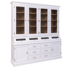 Casa Padrino Aparador estilo rústico con 2 puertas y 6 cajones, 214 x 50 x 226 cm Casa Padrino Aparador estilo rústico con 2 puertas y 6 cajones, 214 x 50 x 226 cm
