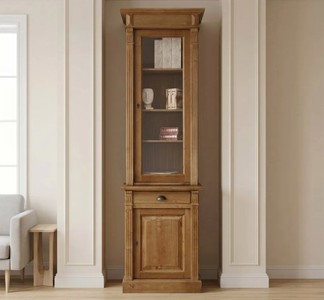 Casa Padrino Libreria stile country con 1 anta, 73 x 51 x 240 cm