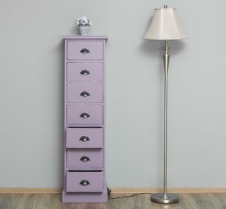 Casa Padrino Kommode im Landhausstil mit 7 Schubladen, 43 x 33 x 150 cm