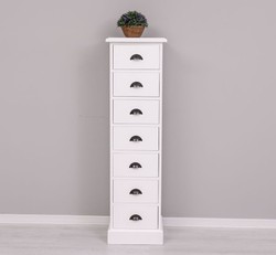 Casa Padrino Commode style campagne avec 7 tiroirs, 43 x 33 x 150 cm Casa Padrino Commode style campagne avec 7 tiroirs, 43 x 33 x 150 cm