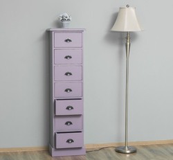 Casa Padrino Commode style campagne avec 7 tiroirs, 43 x 33 x 150 cm Casa Padrino Commode style campagne avec 7 tiroirs, 43 x 33 x 150 cm