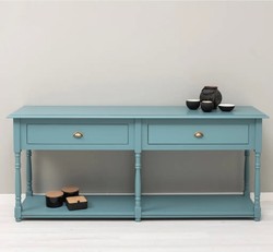 Casa Padrino Consolle stile country con 2 cassetti, 180 x 45 x 76 cm Casa Padrino Consolle stile country con 2 cassetti, 180 x 45 x 76 cm