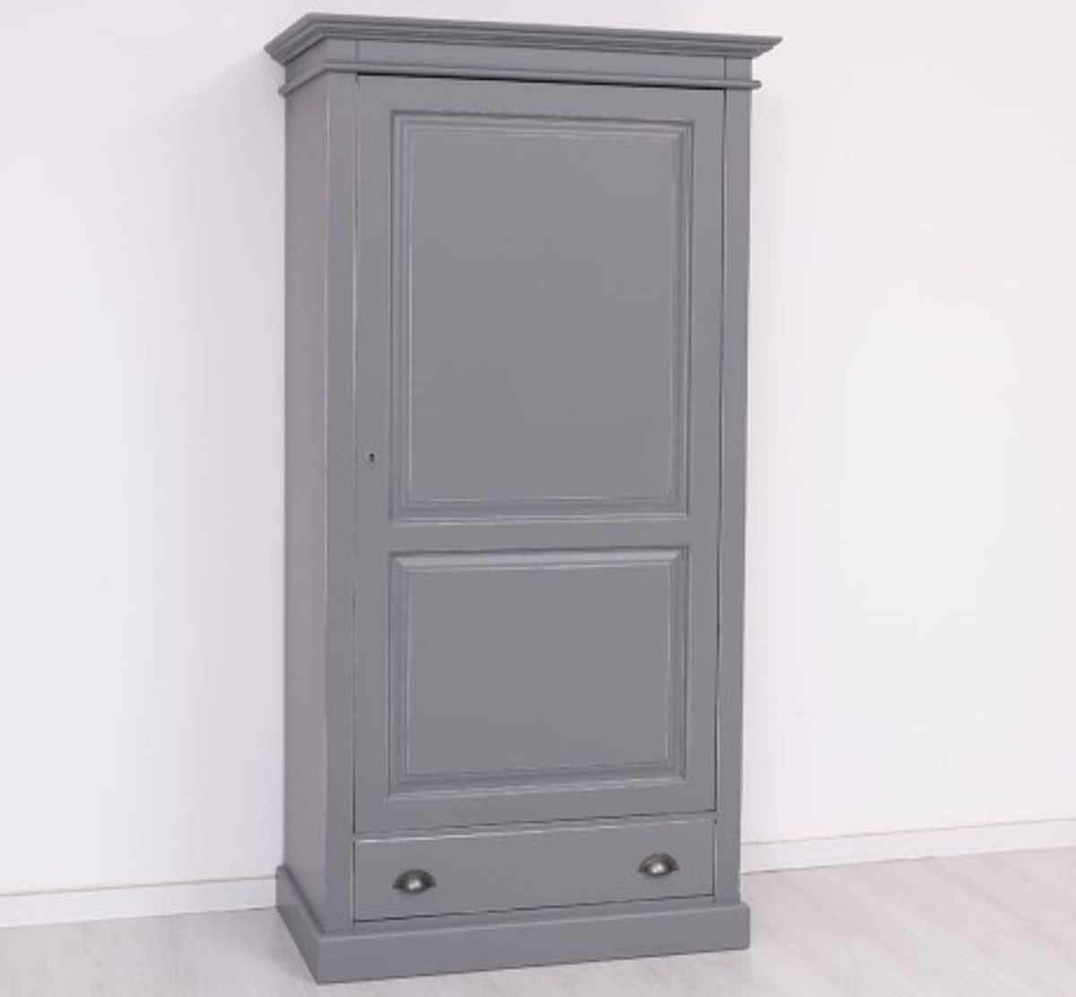 Casa Padrino Wardrobe Country Style with 1 door and 1 drawer, 103 x 59 x 200 cm Casa Padrino Wardrobe Country Style with 1 door and 1 drawer, 103 x 59 x 200 cm