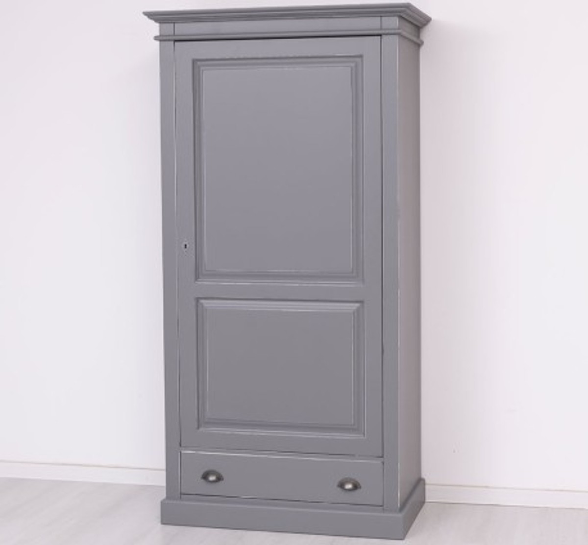 Casa Padrino Wardrobe Country Style with 1 door and 1 drawer, 103 x 59 x 200 cm Casa Padrino Wardrobe Country Style with 1 door and 1 drawer, 103 x 59 x 200 cm