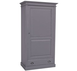Casa Padrino Wardrobe Country Style with 1 door and 1 drawer, 103 x 59 x 200 cm Casa Padrino Wardrobe Country Style with 1 door and 1 drawer, 103 x 59 x 200 cm