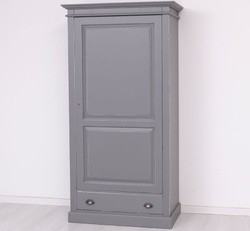 Casa Padrino Wardrobe Country Style with 1 door and 1 drawer, 103 x 59 x 200 cm Casa Padrino Wardrobe Country Style with 1 door and 1 drawer, 103 x 59 x 200 cm